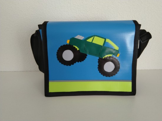 Bild von Kindergartentasche Monstertruck