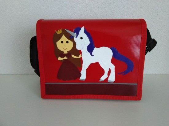 Bild von Kindergartentasche Prinzessin und Einhornn