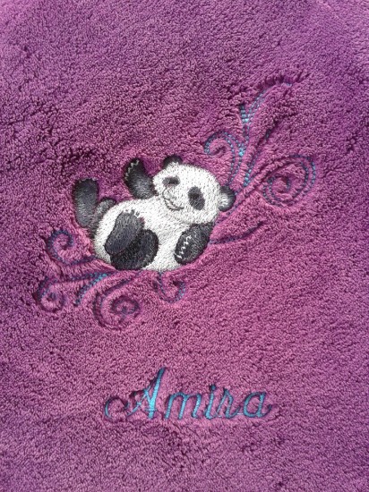 Bild von Fleece Decke Panda